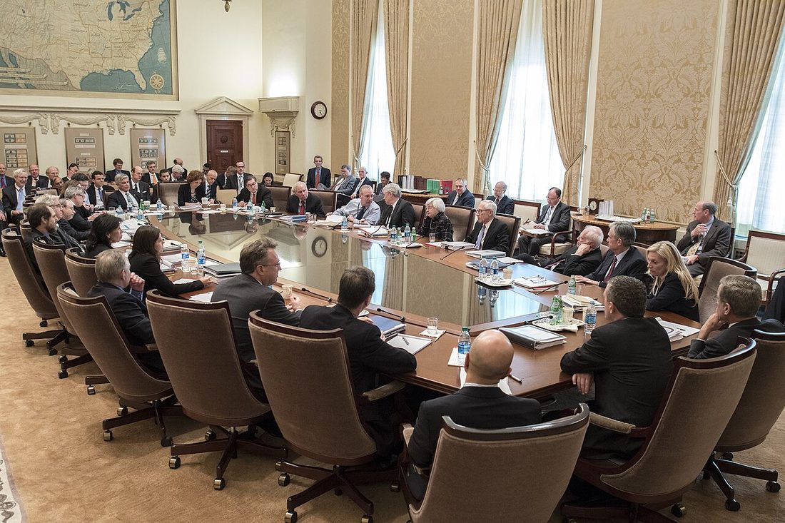 The Federal Open Market Committee meeting in Washington, D.C.